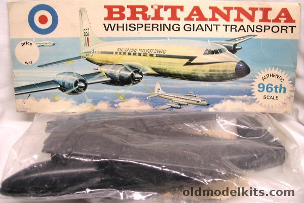 Frog 1/96 Bristol Britannia 'Whispering Giant' Transport (Ex-Frog) Bagged plastic model kit